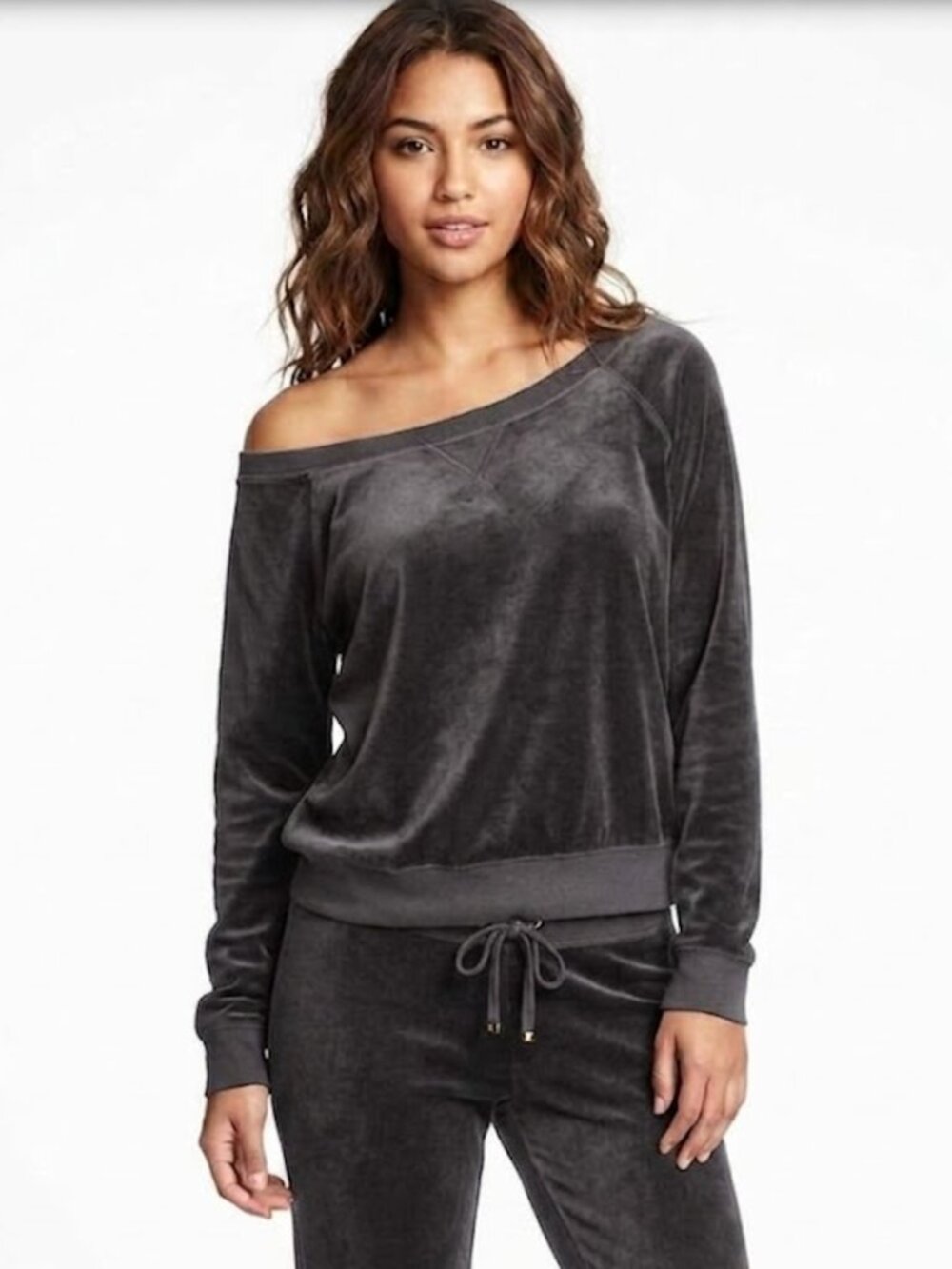 Y2K Juicy Couture - Off Shoulder Crew - W - SZ M - JG008095